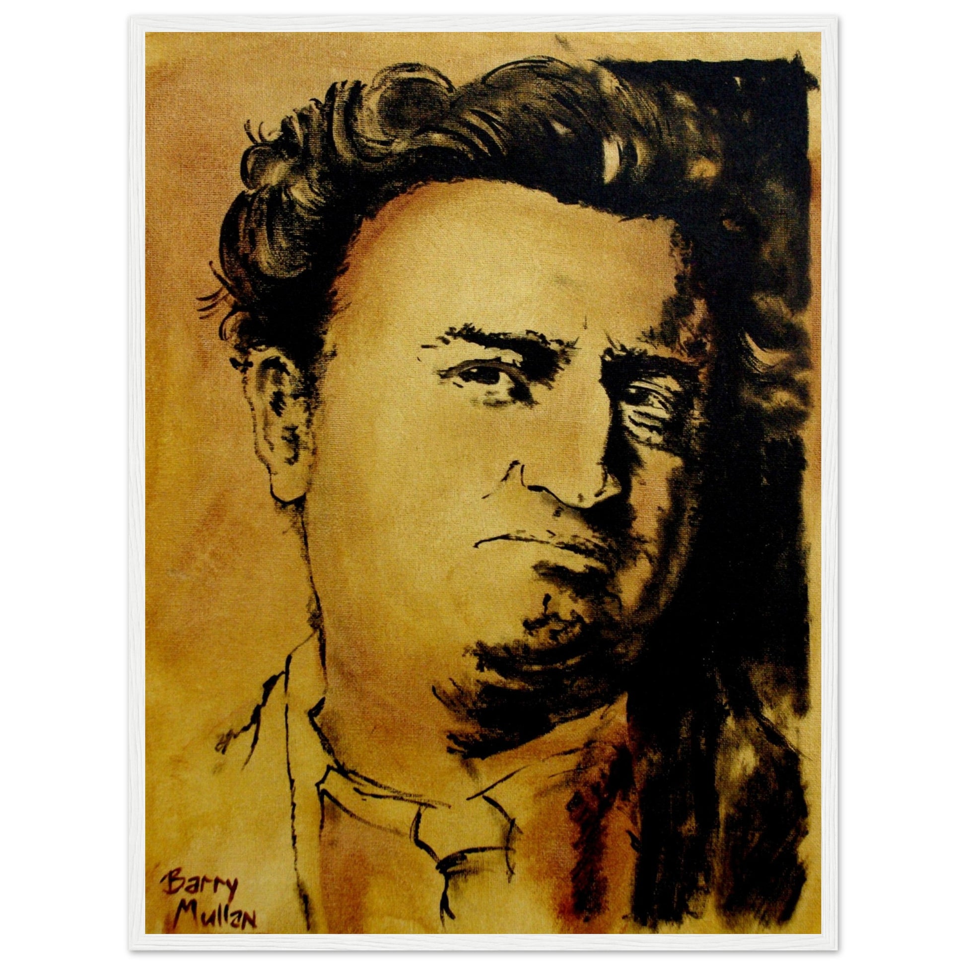 Borstal Boy Brendan Behan Framed Art Print: Tribute to Behan's literary brilliance. Meticulous detail captures resilience & self-discovery. Perfect for literature lovers. Honor Behan's legacy with impactful art.