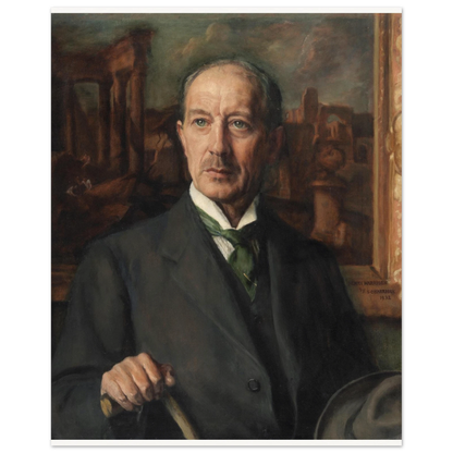 Portrait of Henry Harrison by his sister Sarah Cecilia Harrison, unframed art print, 20x25 cm