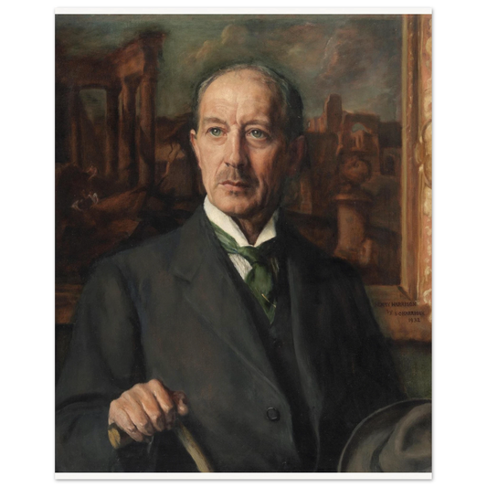 Portrait of Henry Harrison by his sister Sarah Cecilia Harrison, unframed art print, 20x25 cm