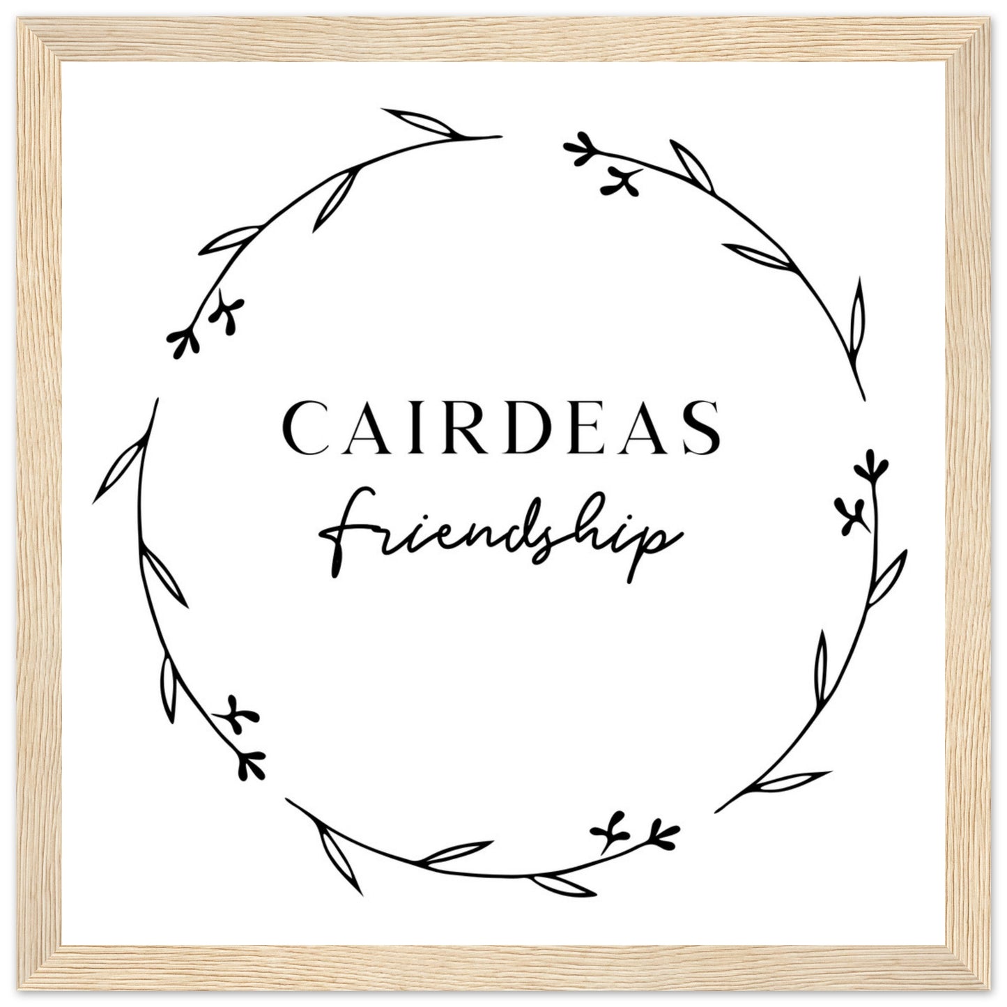 Cairdeas Friendship Irish Prints, Irish Language Gifts, Wall Art, Gaelic Home Decor, Ireland Art, Poster, Print, Seanfhocal Proverbs Friends