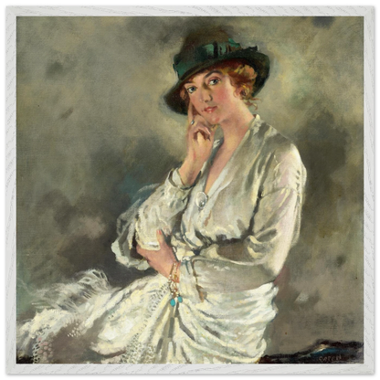 Mrs Charles S. Carstairs by William Orpen art print – print detail view | Buy Irish Art