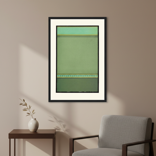 Small Interval in Colour Tones 1912 colour study by James Ward displayed in a refined Irish home interior