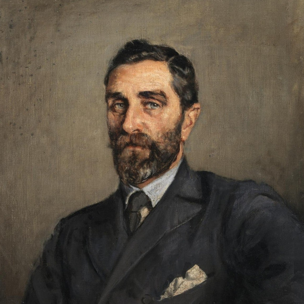 Portrait of Roger Casement by Sarah Purser, Irish nationalist and diplomat, painted portrait art print