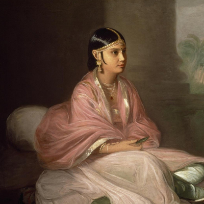 An Indian Lady – Thomas Hickey 40x50cm Art Print