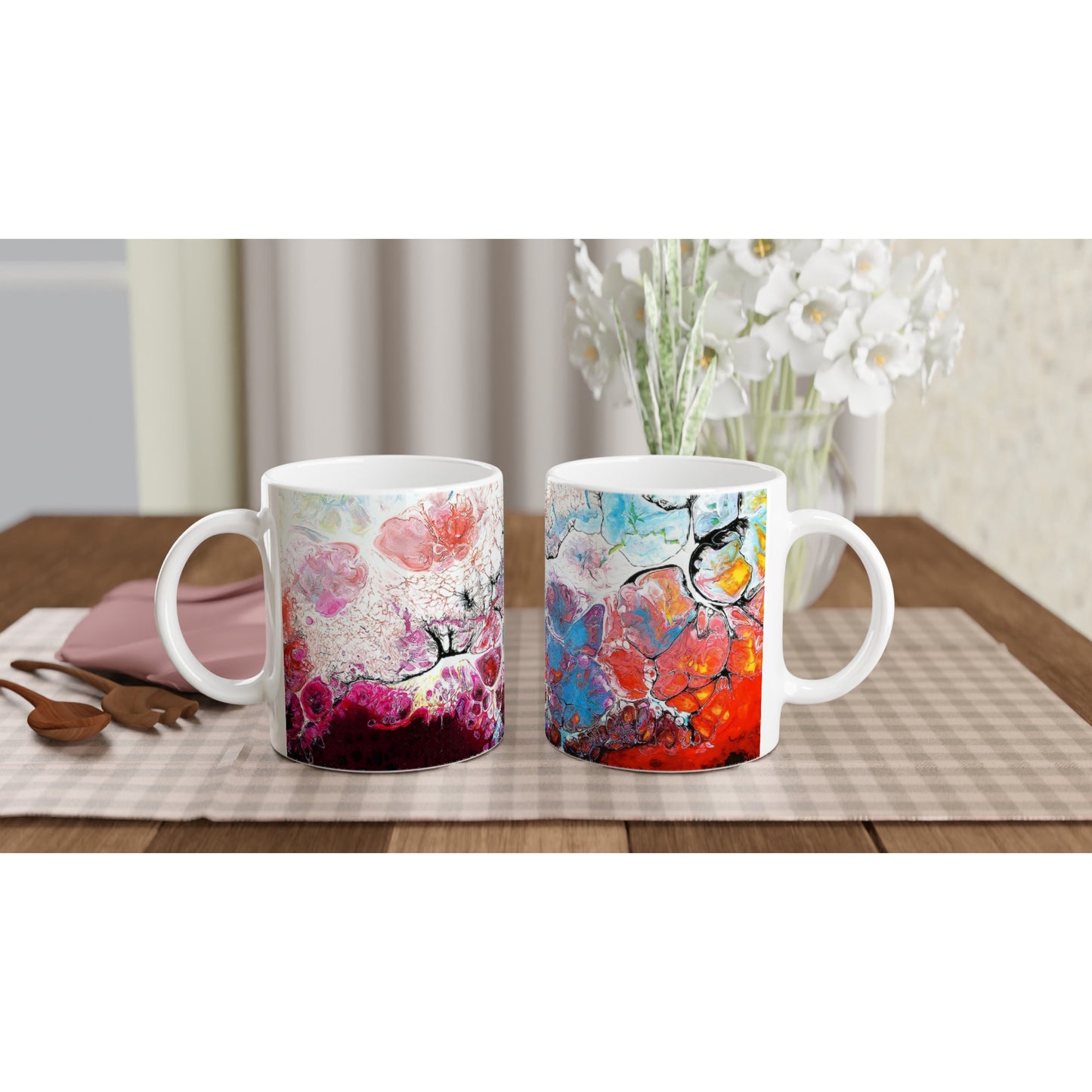 Vibrant Multicolour Minimalist Abstract Mug