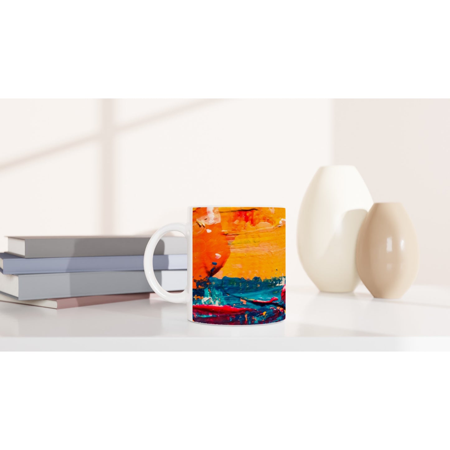 Vibrant Multicolour Abstract Design Mug